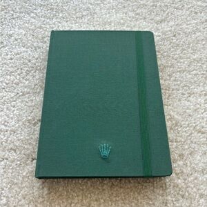 Brand New Genuine Rolex Green Cased Notebook
